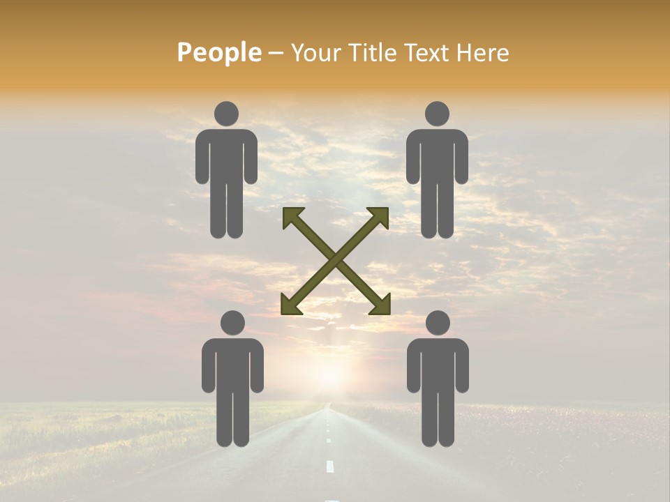 Horizon Empty Sun PowerPoint Template