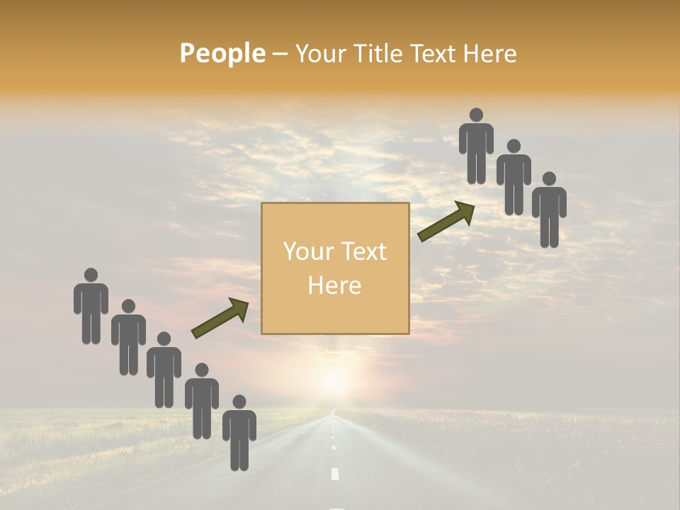 Horizon Empty Sun PowerPoint Template