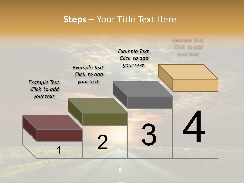 Horizon Empty Sun PowerPoint Template