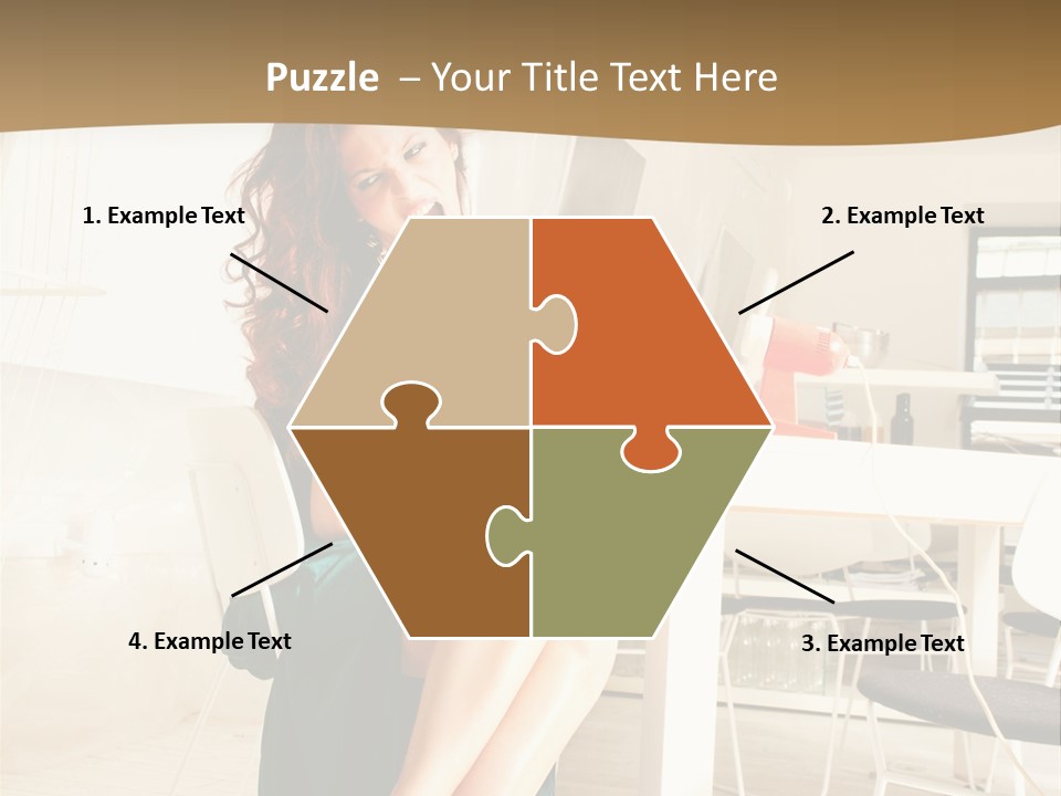 Face Sit Furious PowerPoint Template