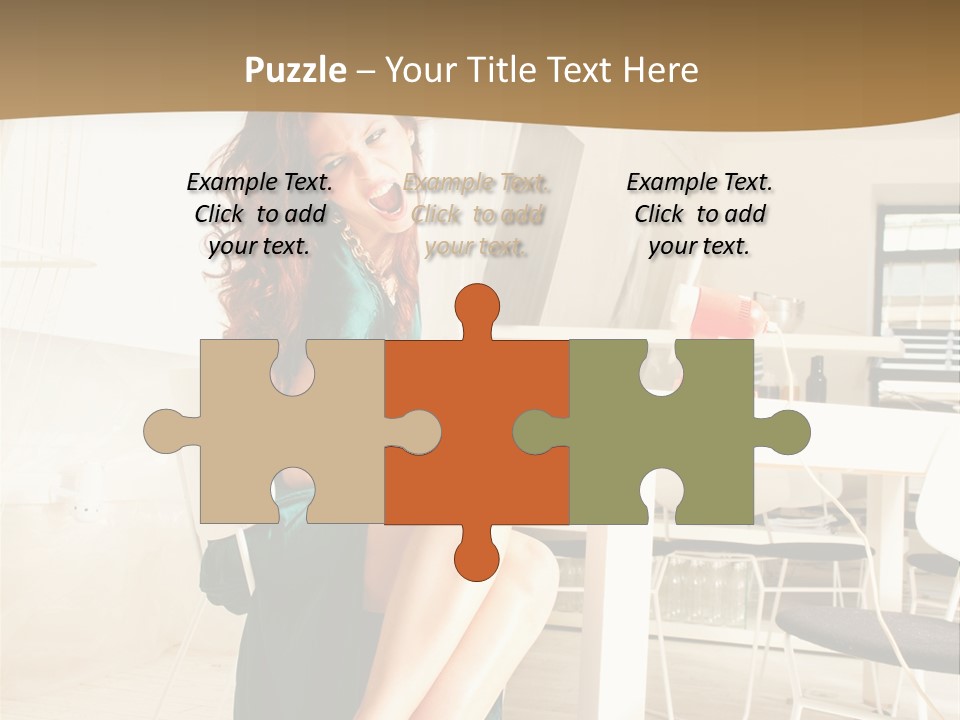 Face Sit Furious PowerPoint Template