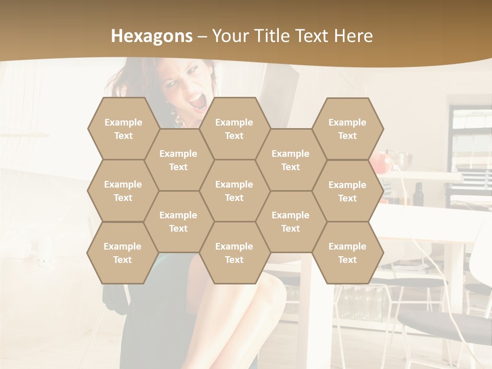 Face Sit Furious PowerPoint Template
