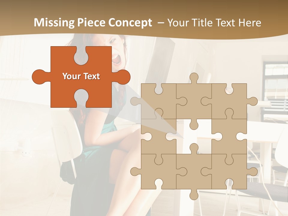 Face Sit Furious PowerPoint Template