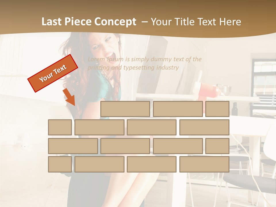 Face Sit Furious PowerPoint Template