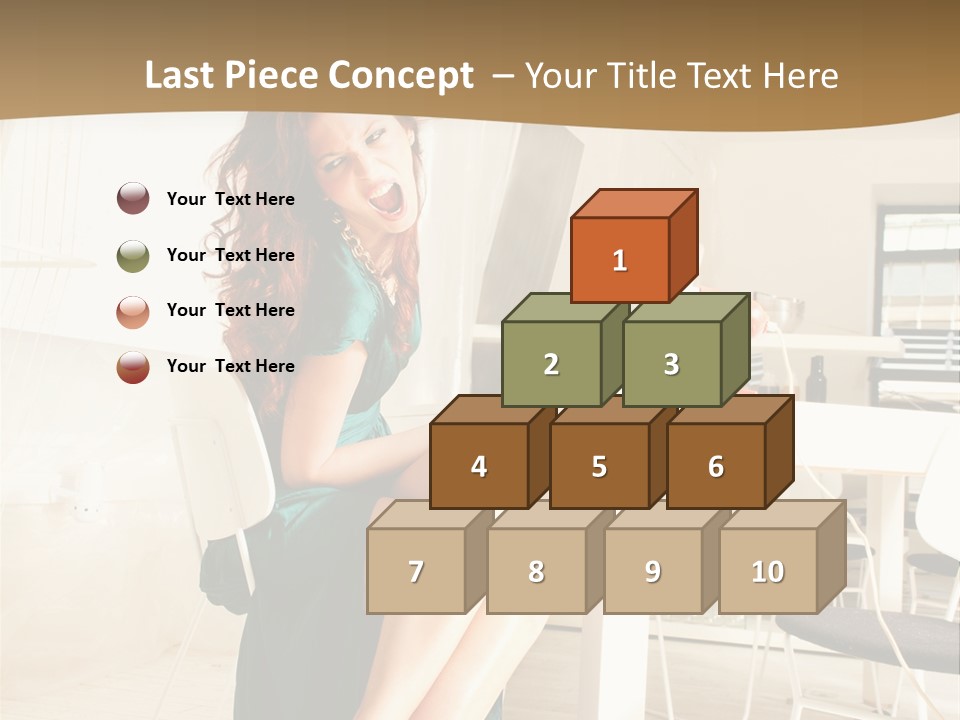 Face Sit Furious PowerPoint Template