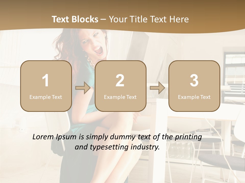Face Sit Furious PowerPoint Template