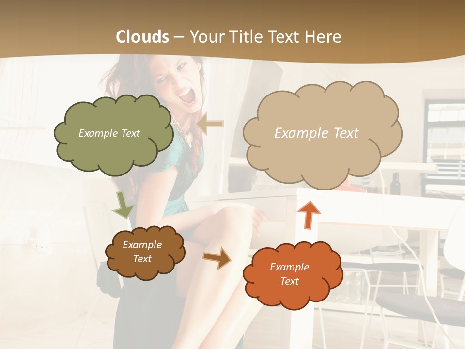 Face Sit Furious PowerPoint Template