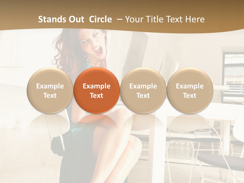 Face Sit Furious PowerPoint Template