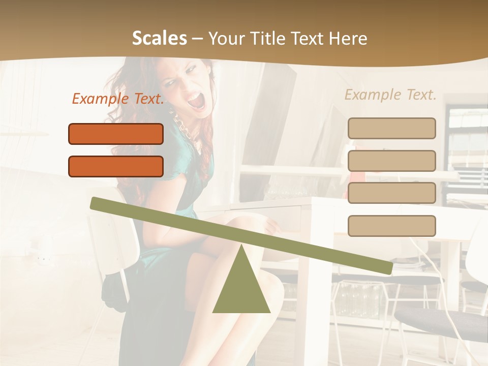 Face Sit Furious PowerPoint Template