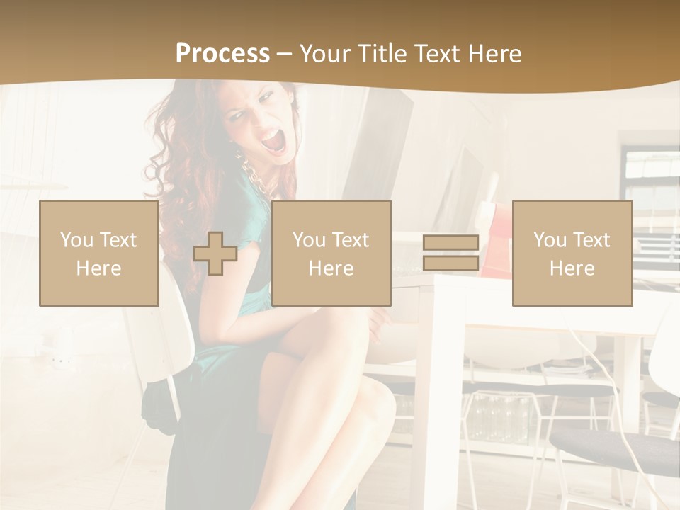 Face Sit Furious PowerPoint Template