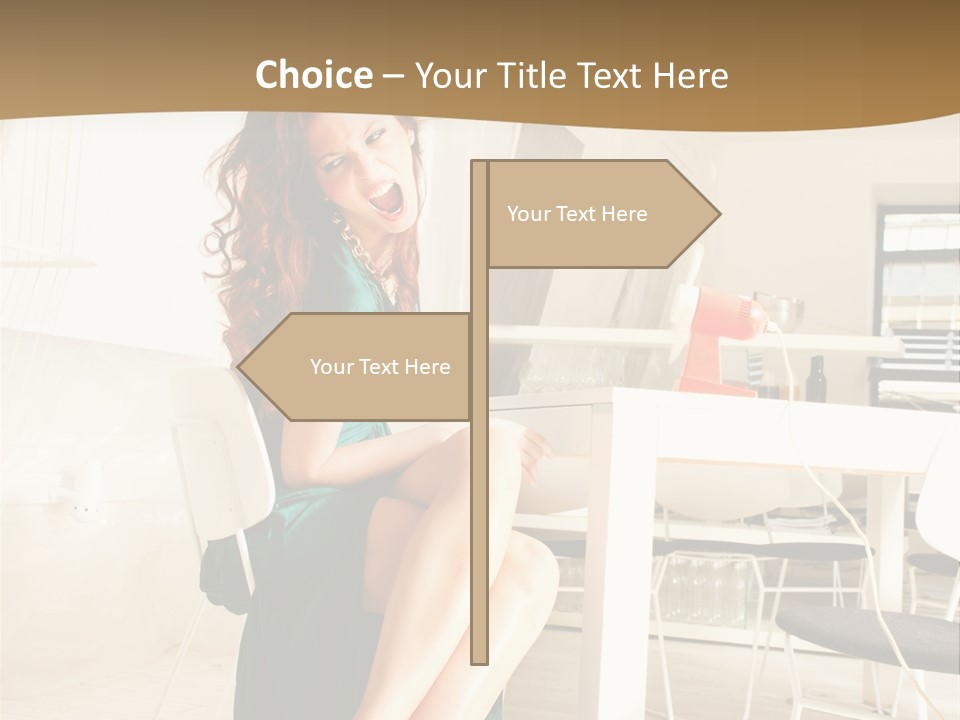 Face Sit Furious PowerPoint Template