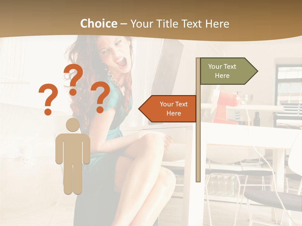 Face Sit Furious PowerPoint Template