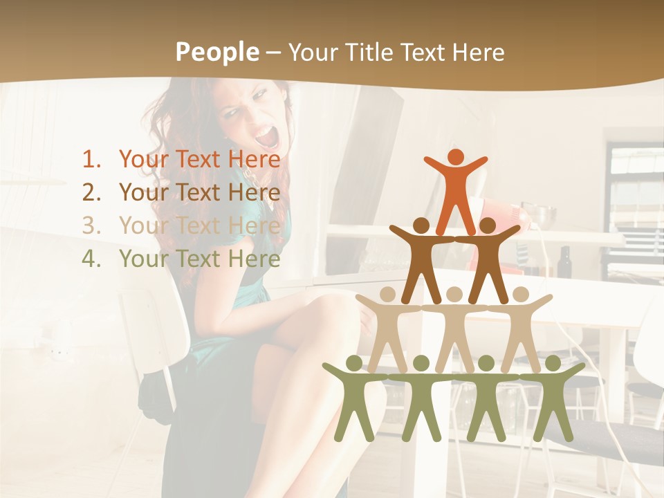 Face Sit Furious PowerPoint Template