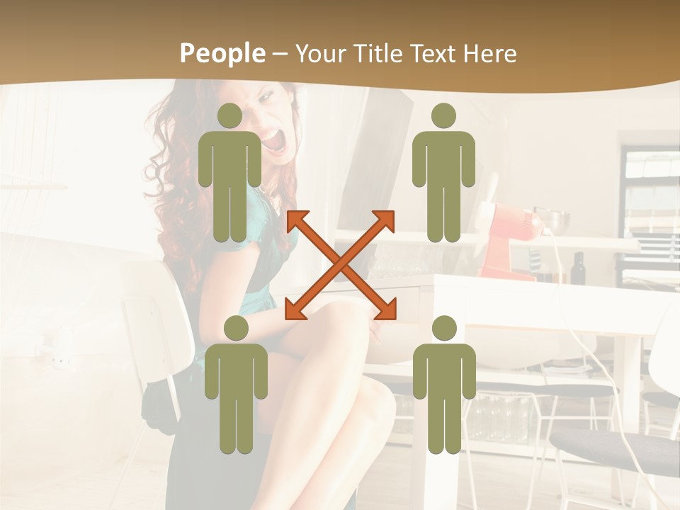 Face Sit Furious PowerPoint Template