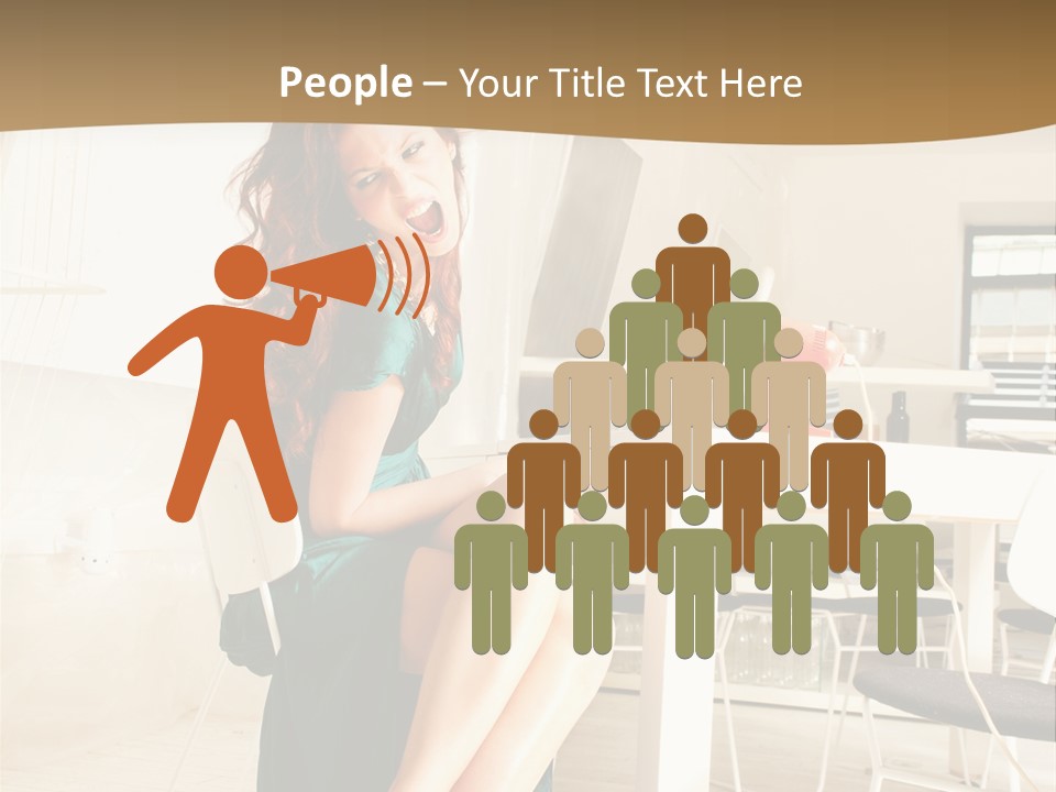 Face Sit Furious PowerPoint Template