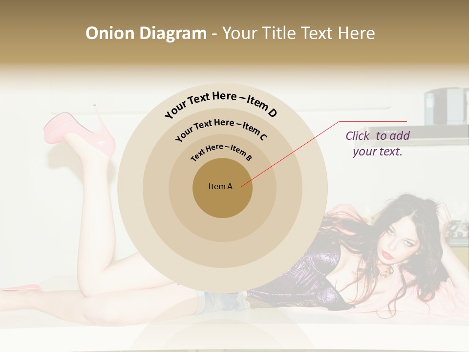 Young Indoors Jeans PowerPoint Template