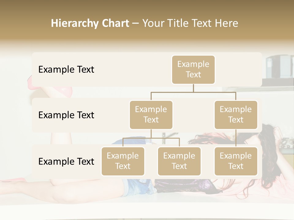 Young Indoors Jeans PowerPoint Template