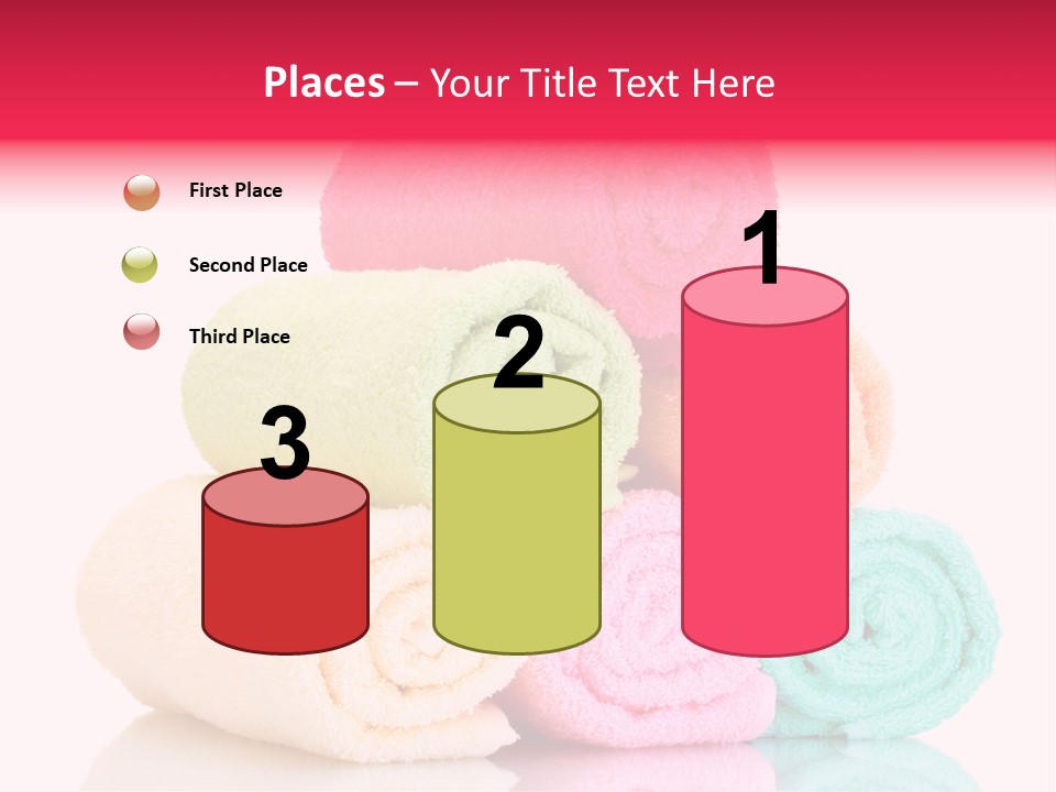 Towel Lifestyle Many PowerPoint Template