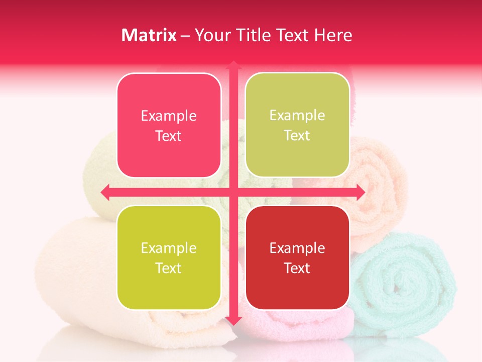Towel Lifestyle Many PowerPoint Template