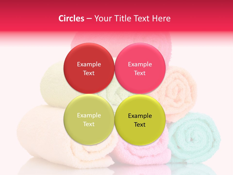 Towel Lifestyle Many PowerPoint Template