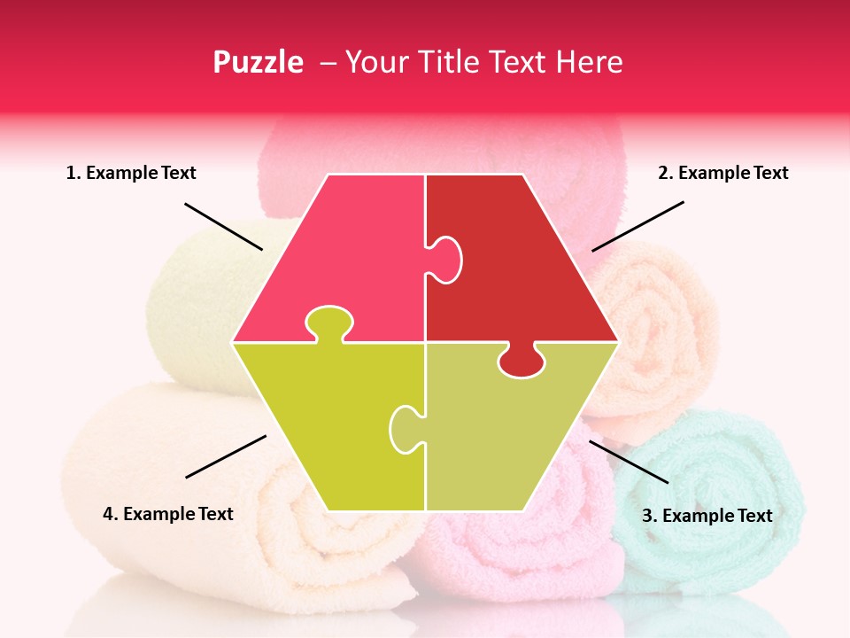 Towel Lifestyle Many PowerPoint Template