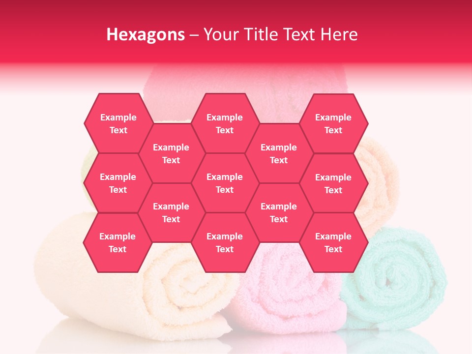 Towel Lifestyle Many PowerPoint Template