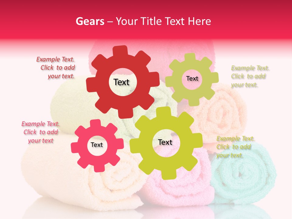 Towel Lifestyle Many PowerPoint Template