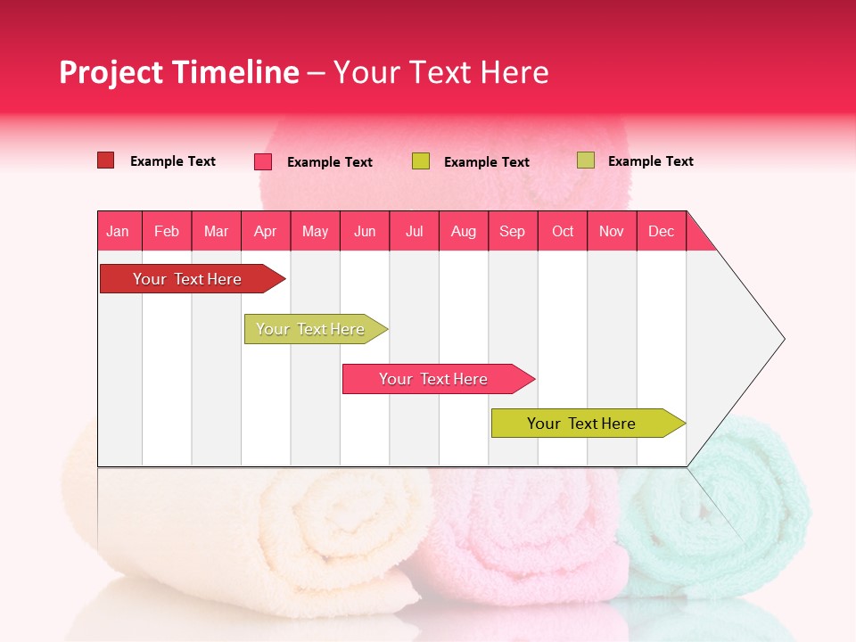 Towel Lifestyle Many PowerPoint Template