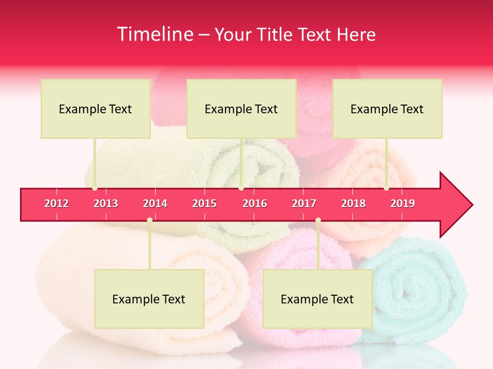 Towel Lifestyle Many PowerPoint Template