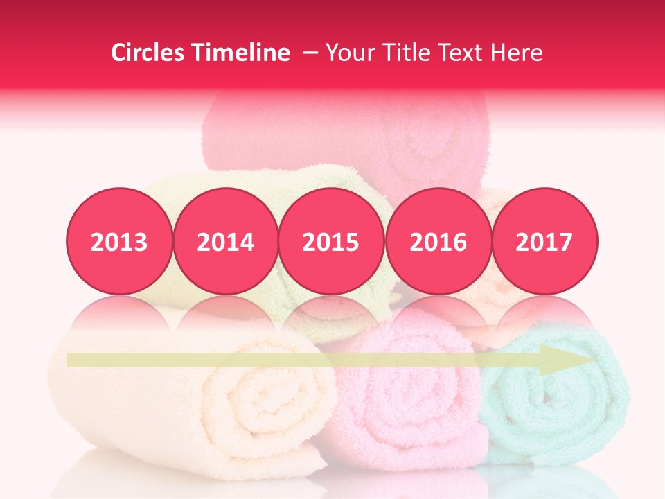 Towel Lifestyle Many PowerPoint Template