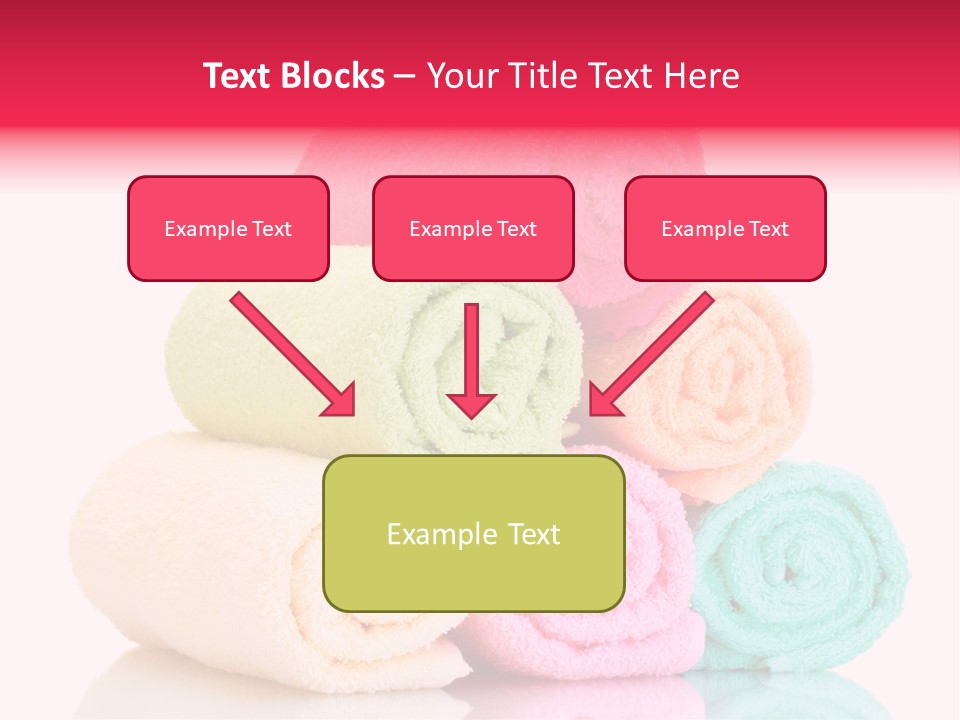 Towel Lifestyle Many PowerPoint Template