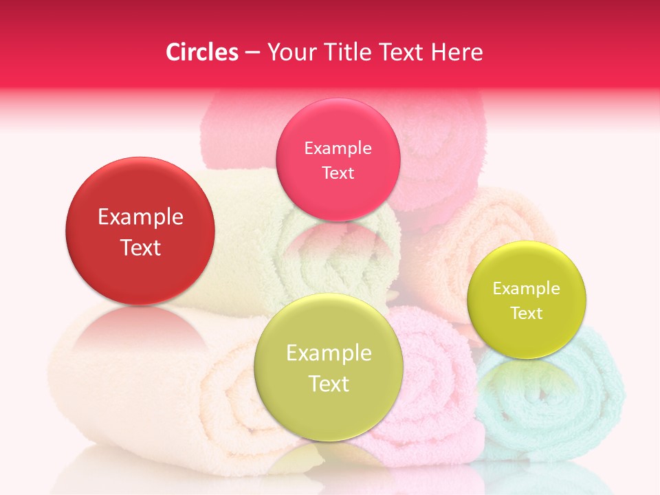 Towel Lifestyle Many PowerPoint Template