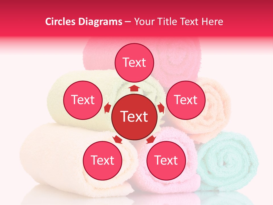 Towel Lifestyle Many PowerPoint Template