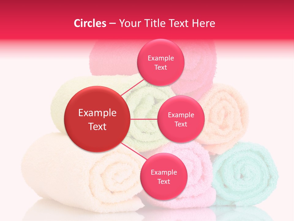 Towel Lifestyle Many PowerPoint Template
