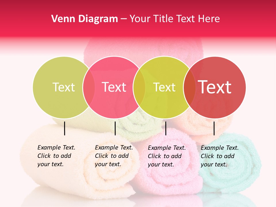 Towel Lifestyle Many PowerPoint Template