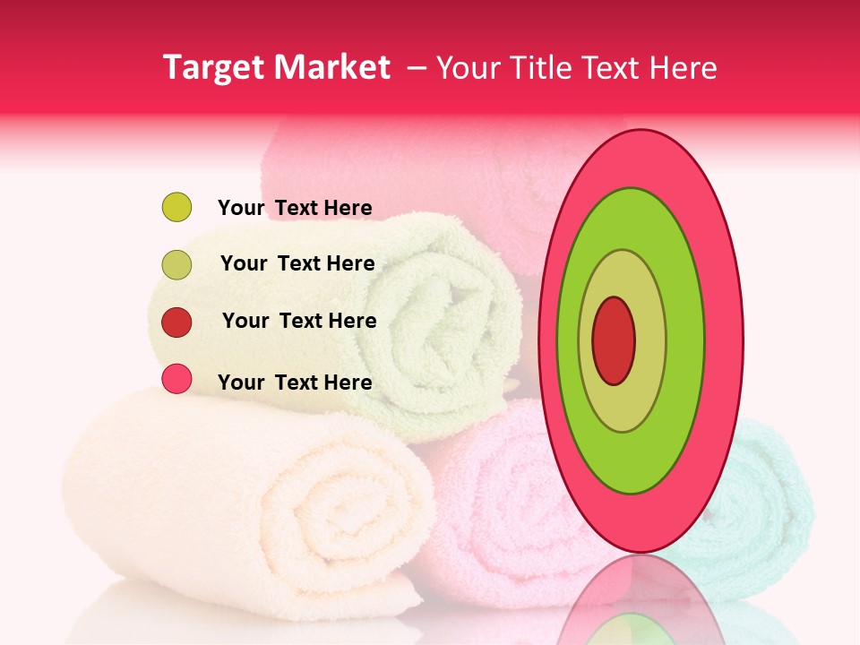 Towel Lifestyle Many PowerPoint Template