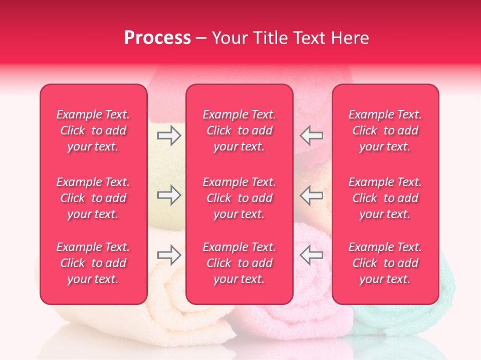 Towel Lifestyle Many PowerPoint Template