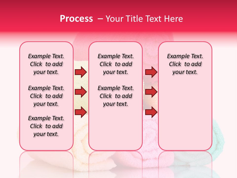 Towel Lifestyle Many PowerPoint Template