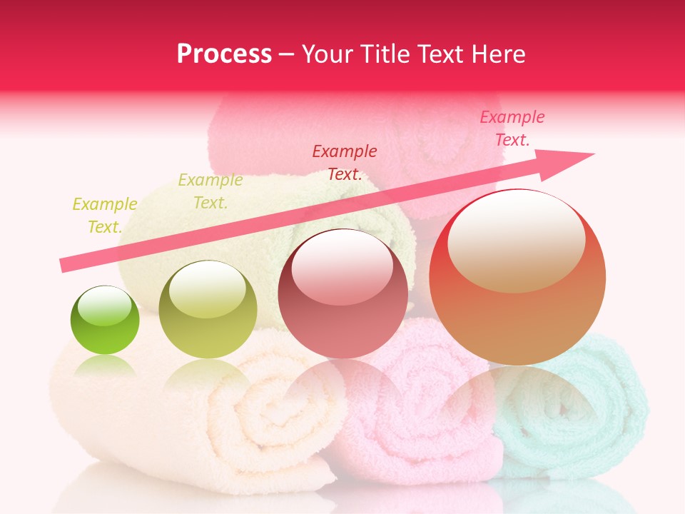 Towel Lifestyle Many PowerPoint Template