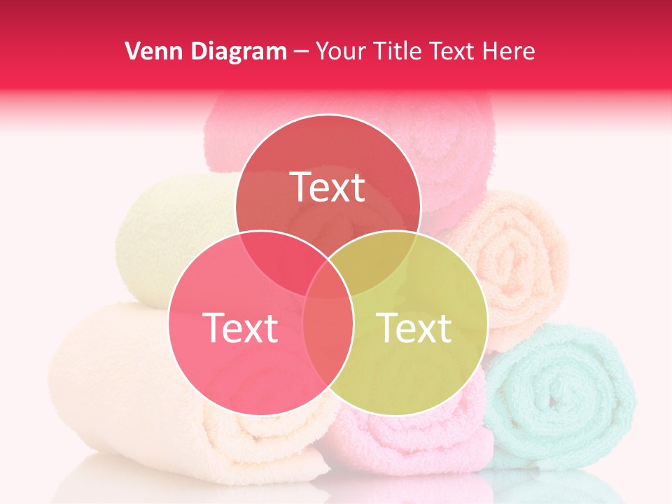Towel Lifestyle Many PowerPoint Template
