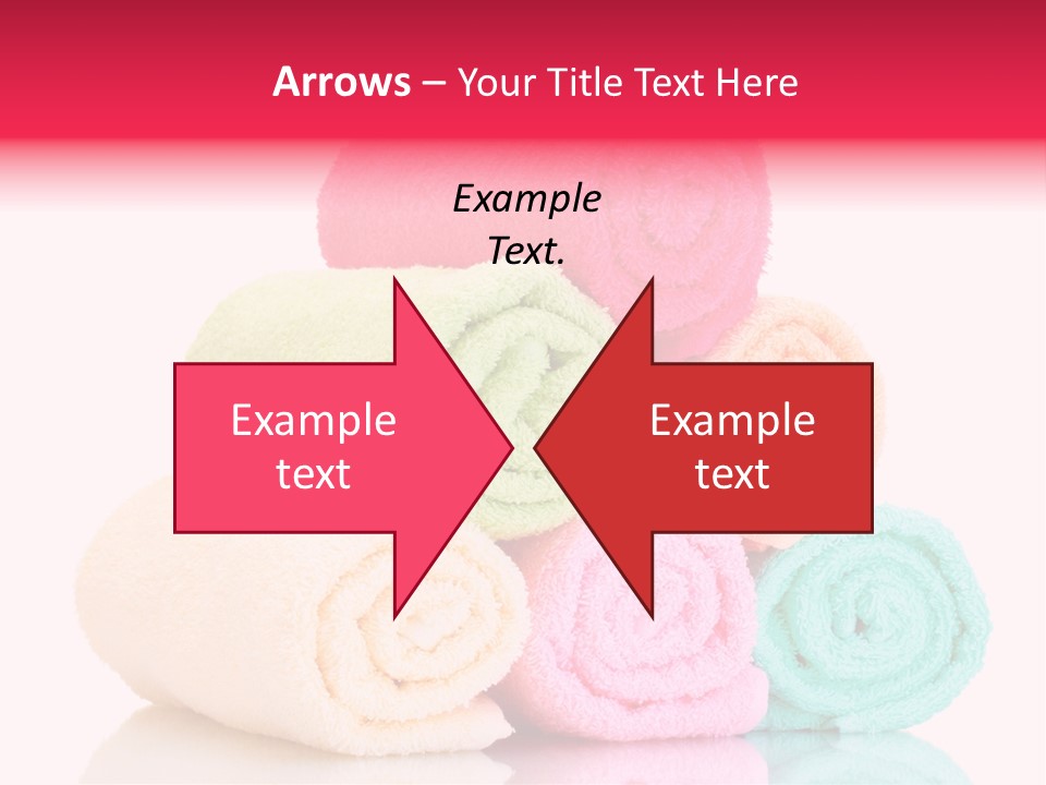 Towel Lifestyle Many PowerPoint Template