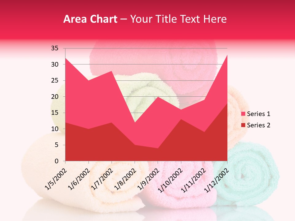 Towel Lifestyle Many PowerPoint Template