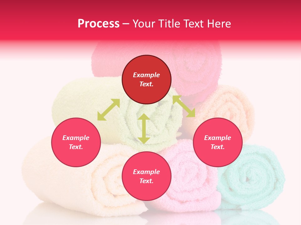 Towel Lifestyle Many PowerPoint Template