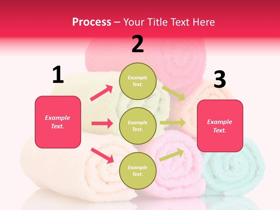 Towel Lifestyle Many PowerPoint Template