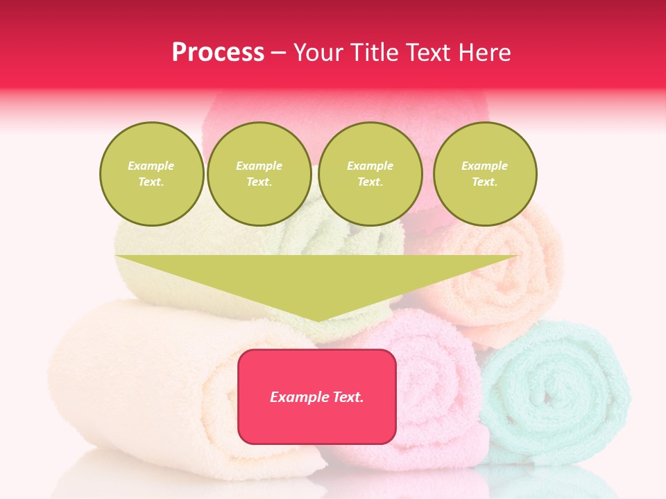 Towel Lifestyle Many PowerPoint Template