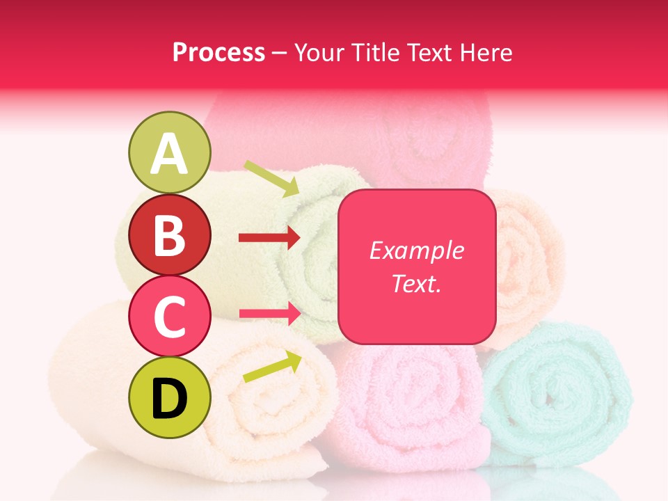 Towel Lifestyle Many PowerPoint Template