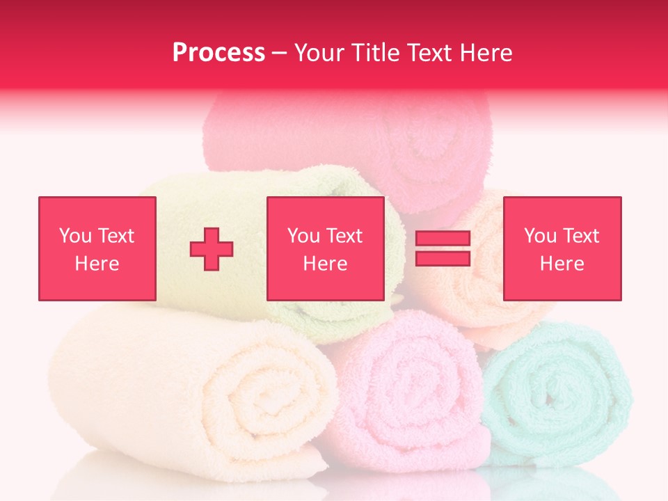 Towel Lifestyle Many PowerPoint Template