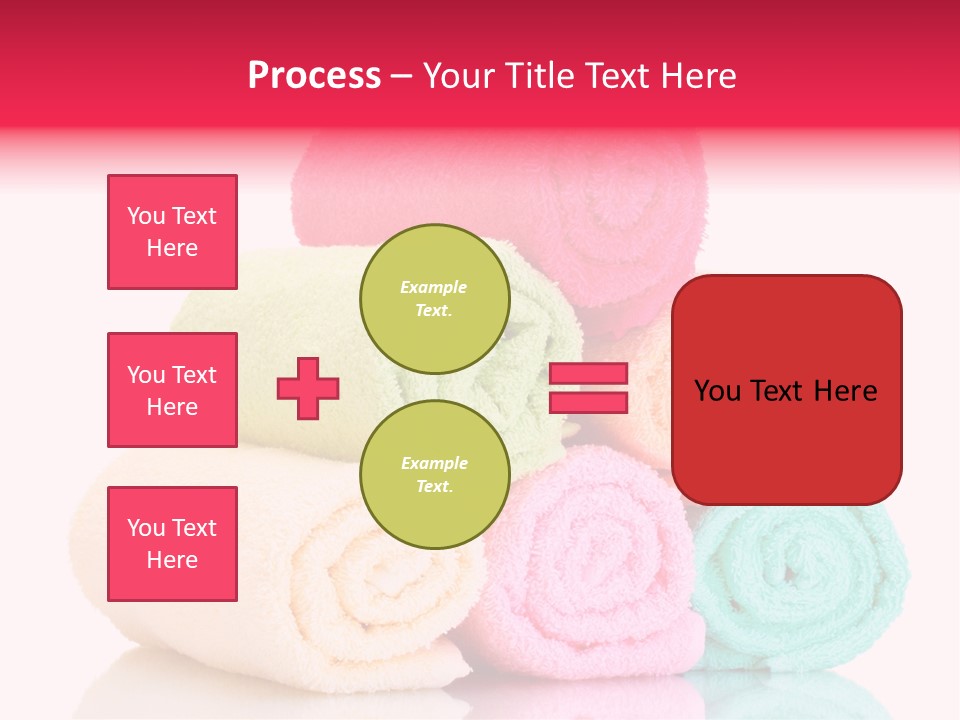 Towel Lifestyle Many PowerPoint Template