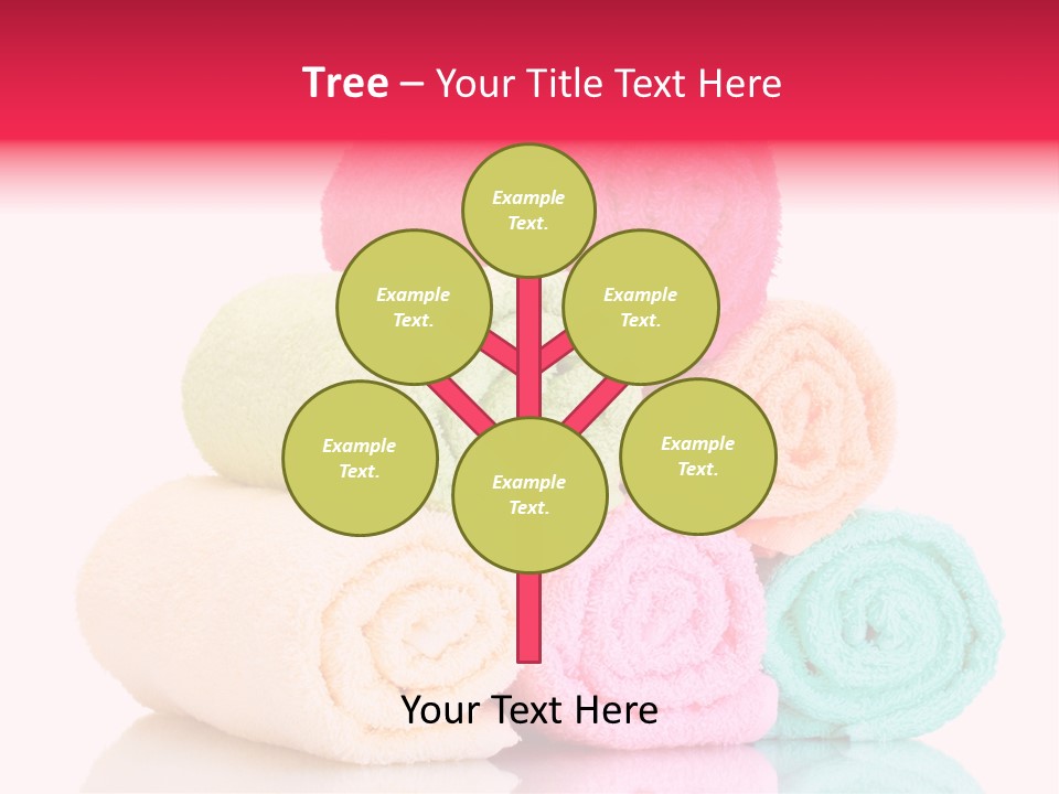 Towel Lifestyle Many PowerPoint Template