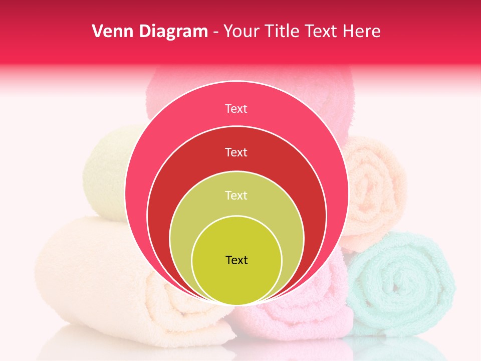 Towel Lifestyle Many PowerPoint Template